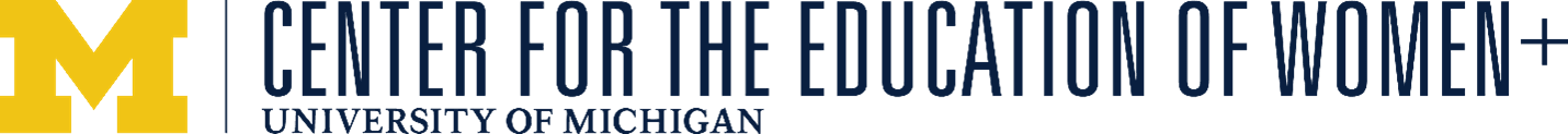 UM Center for the Education of Women + Logo